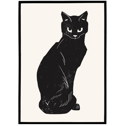 Contemporary Cat Poster - HypeSheriff Europe