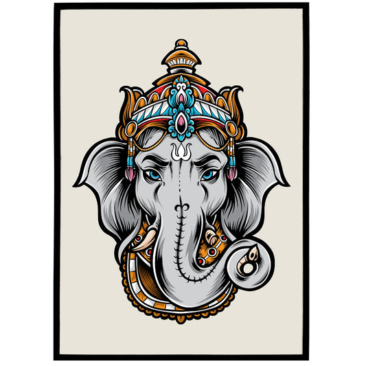 Ganesha Wall Art Print