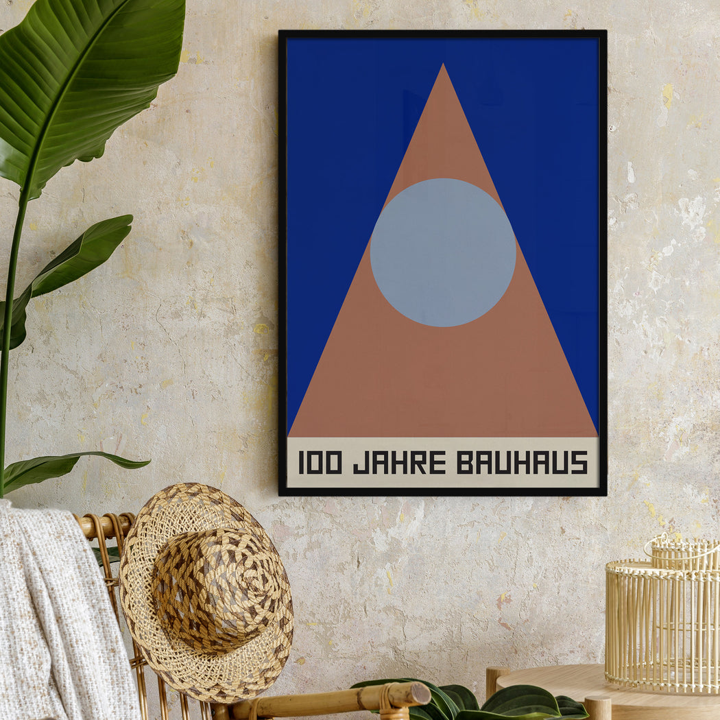 Geometric Bauhaus Anniversary Poster