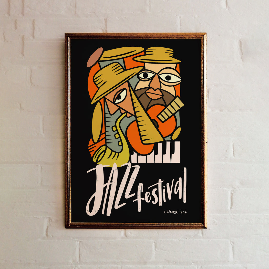 Jazz Festival, Chicago Poster