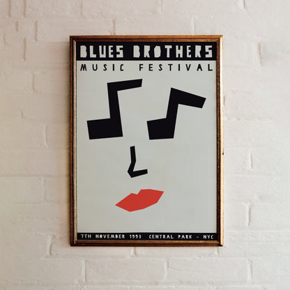 Blues Brothers Jazz Festival Poster