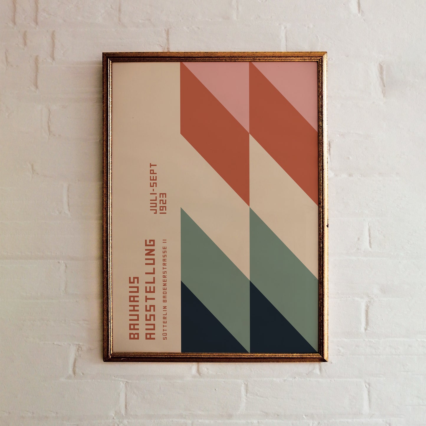 Vintage Bauhaus Exhibition Poster