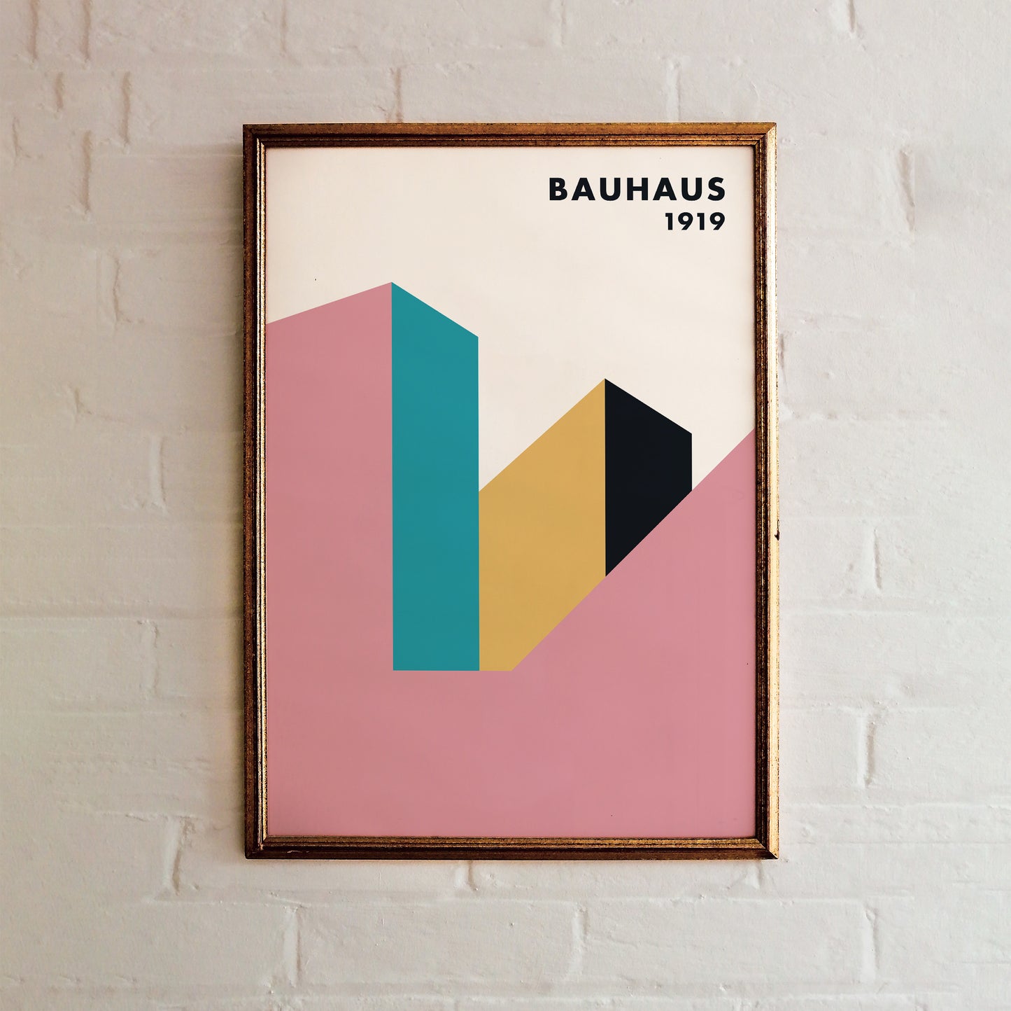 Bauhaus Architecture Minimalist Poster