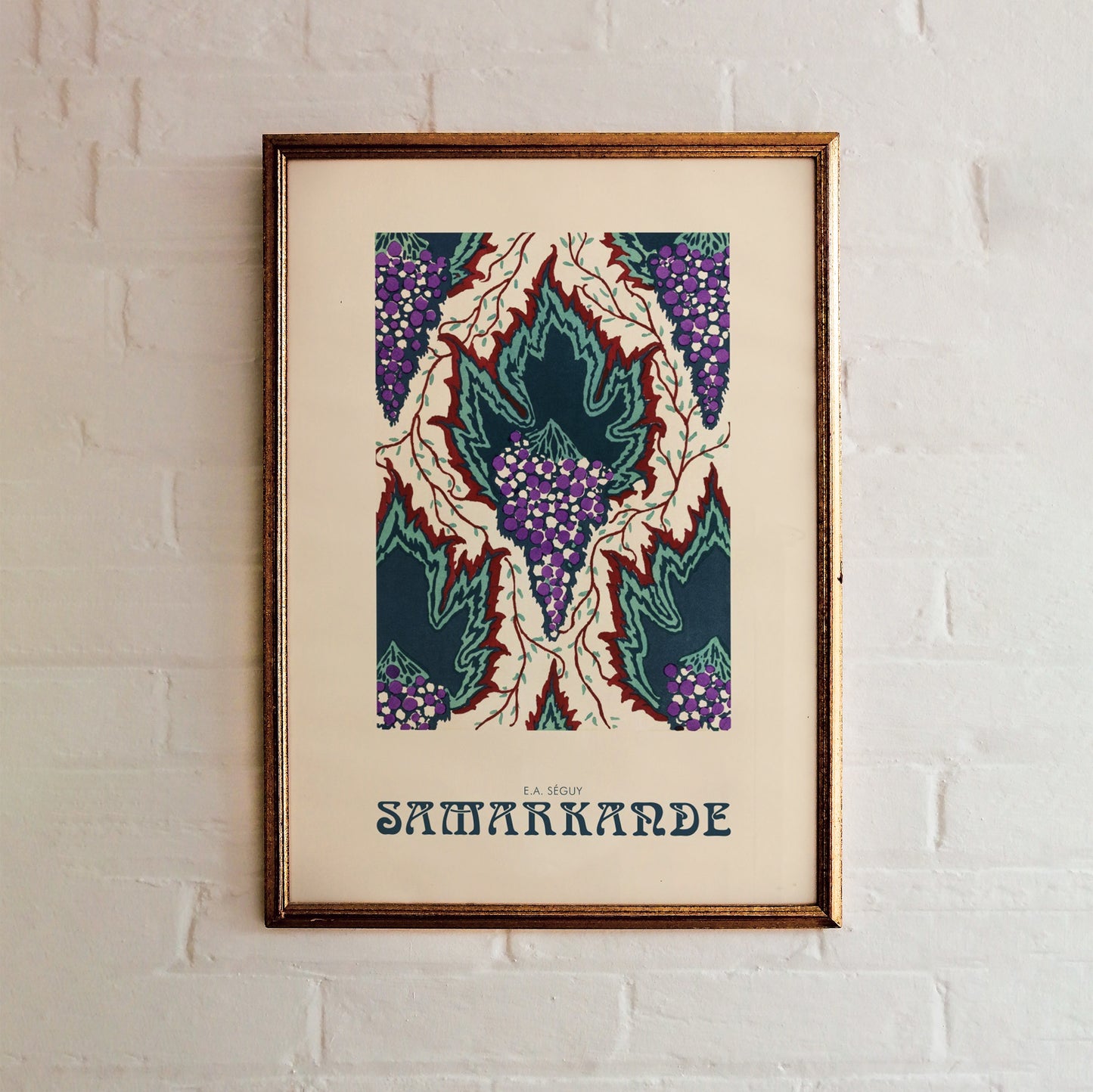 Samarkande Art Nouveau Poster