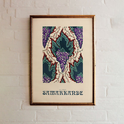 Samarkande Art Nouveau Poster