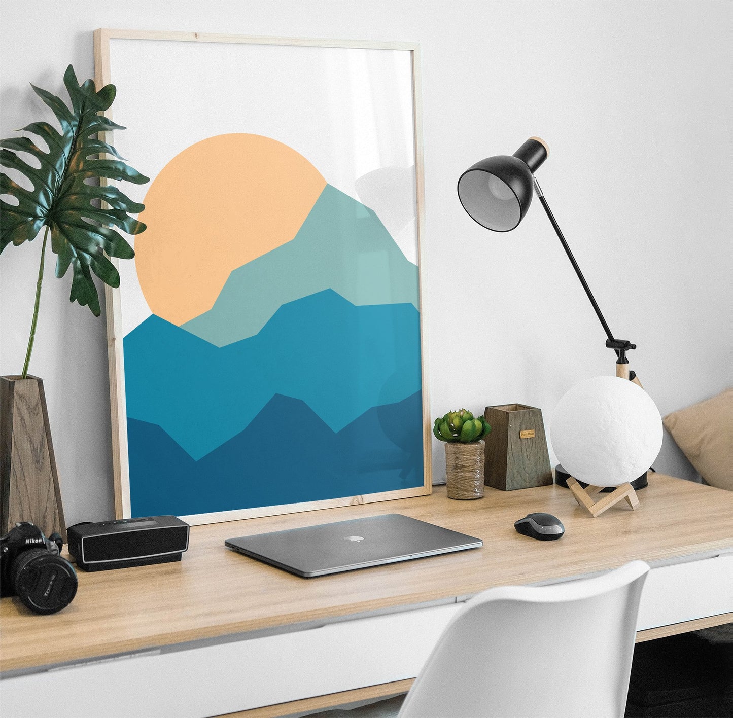 Minimalist Mountains Print