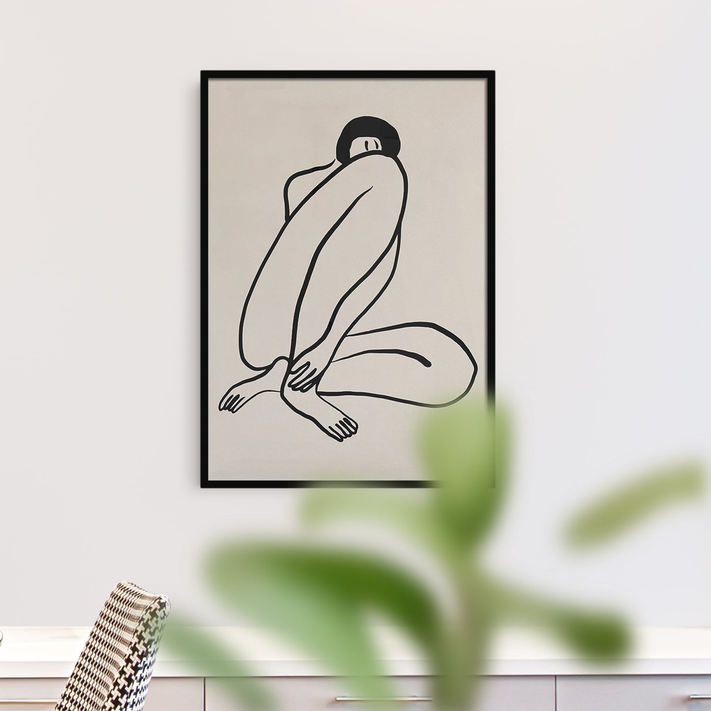Sitting Woman Poster