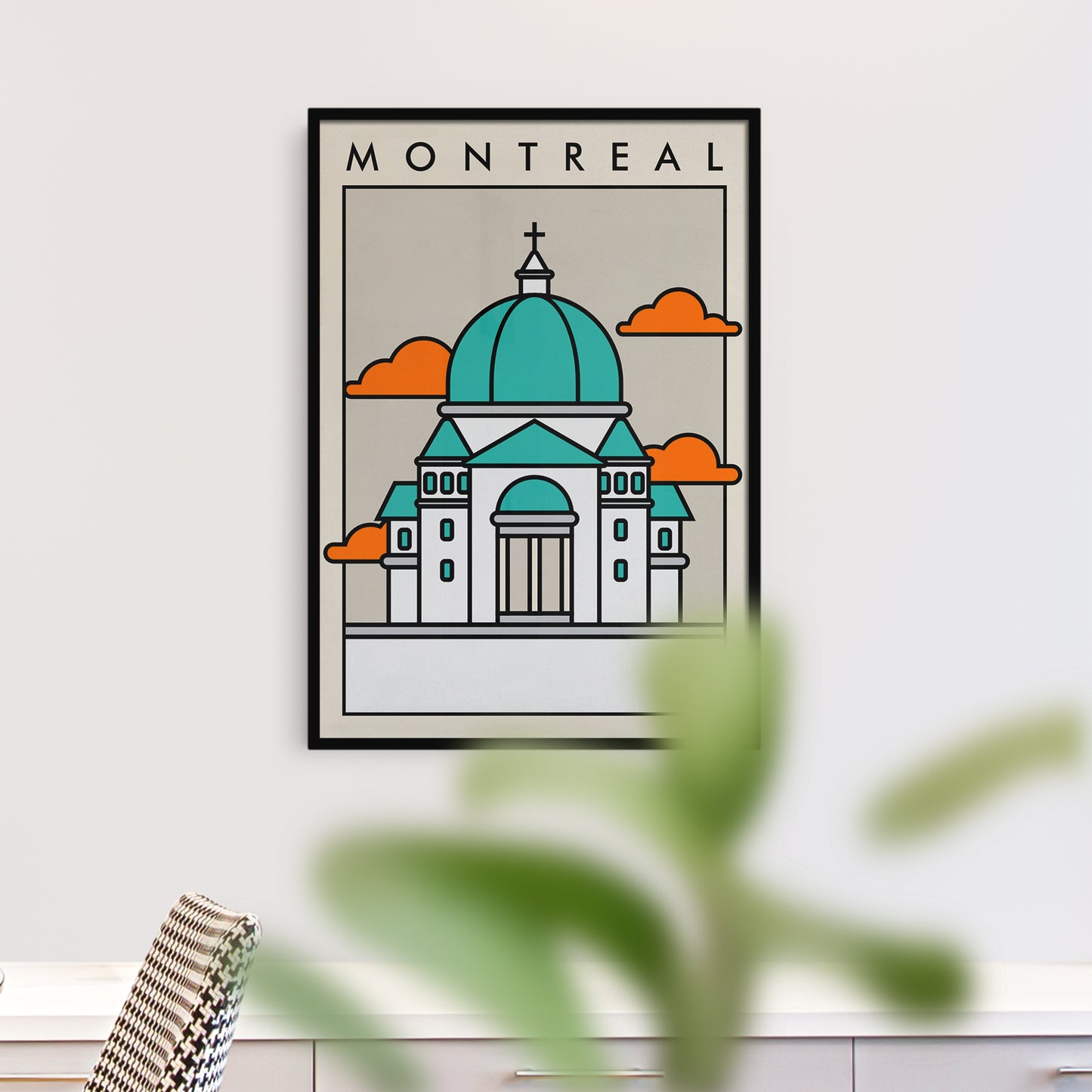 Montreal City. Travel Poster