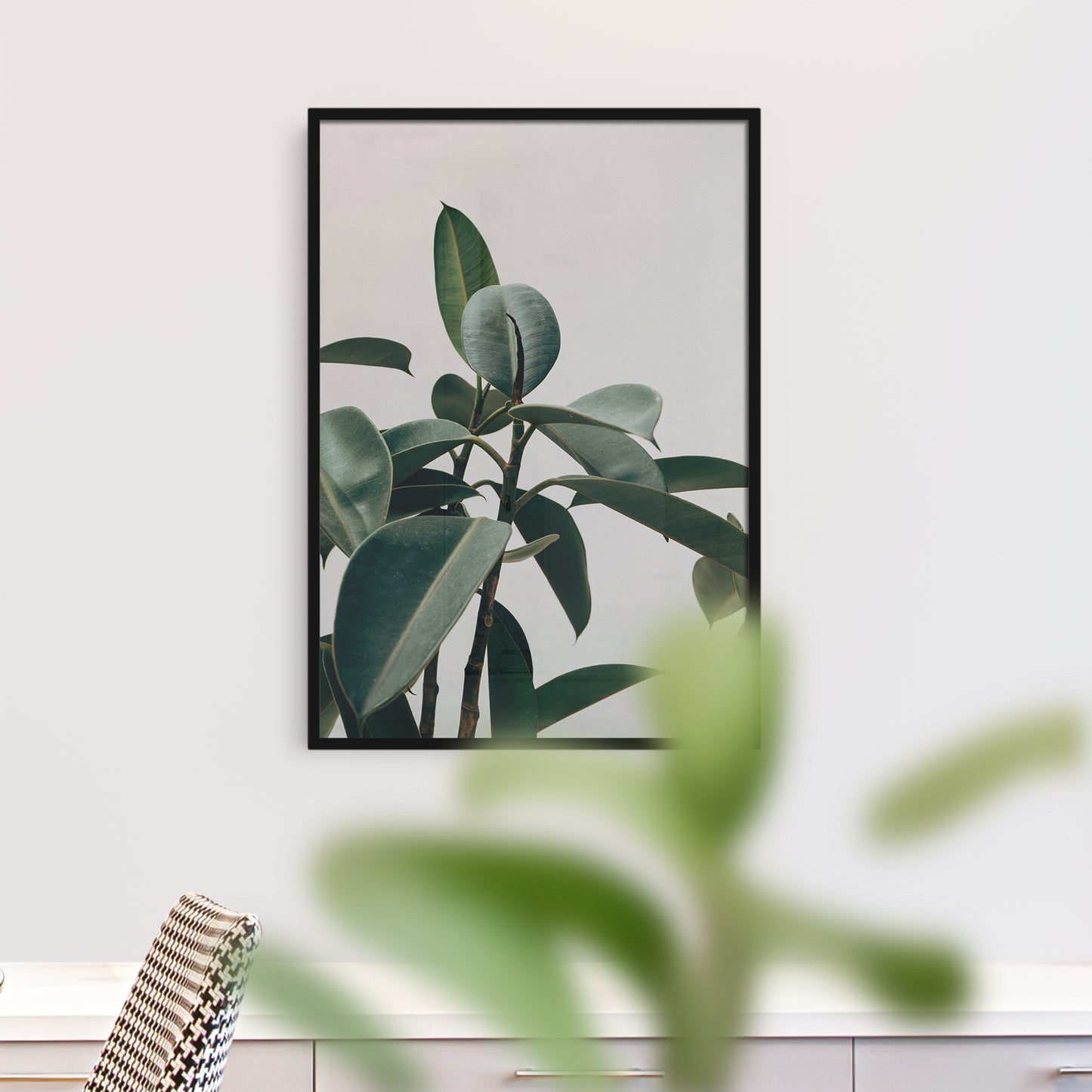 Artsy Floral Photo Print - Framed or Unframed