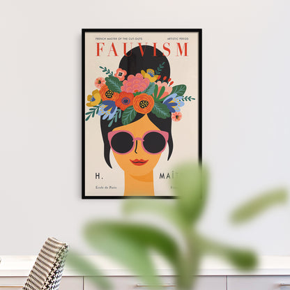 Colorful Floral Exhibition Poster