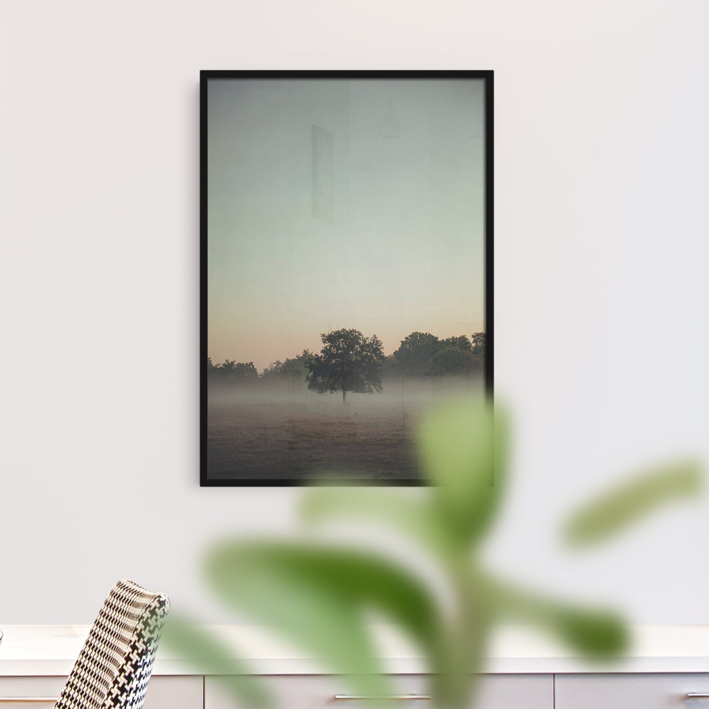 Foggy Landscape Photo Print