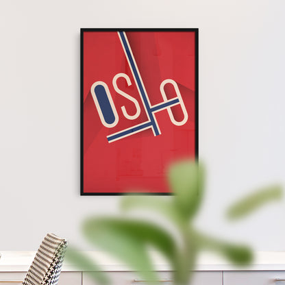 Oslo Minimalist Poster