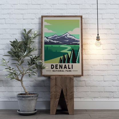 Denali National Park Poster