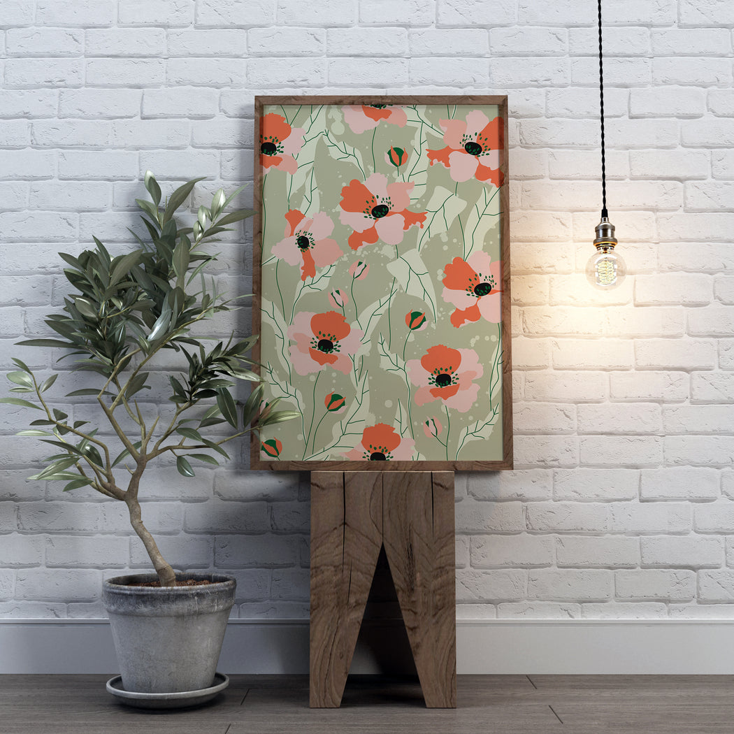 Floral Painting Poster