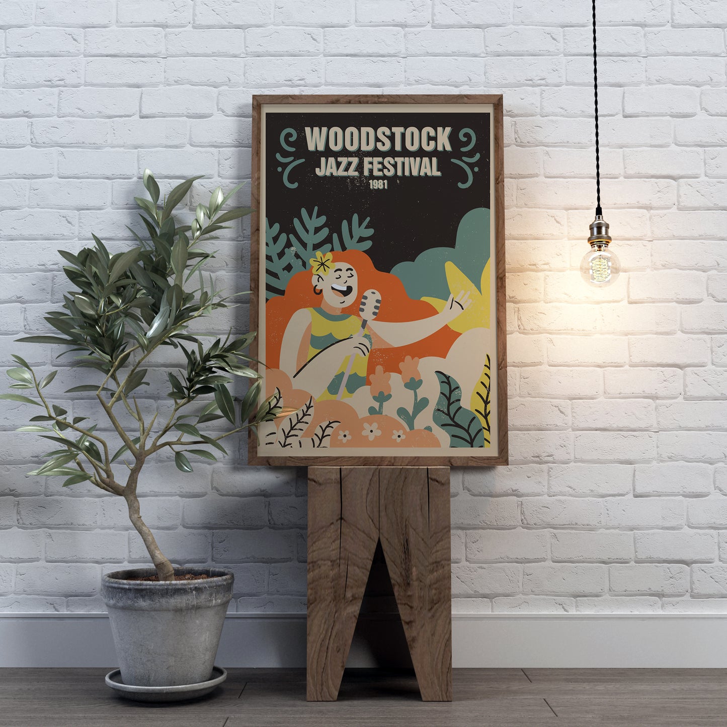 Woodstock Jazz Festival Poster