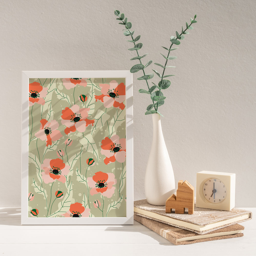Floral Painting Poster