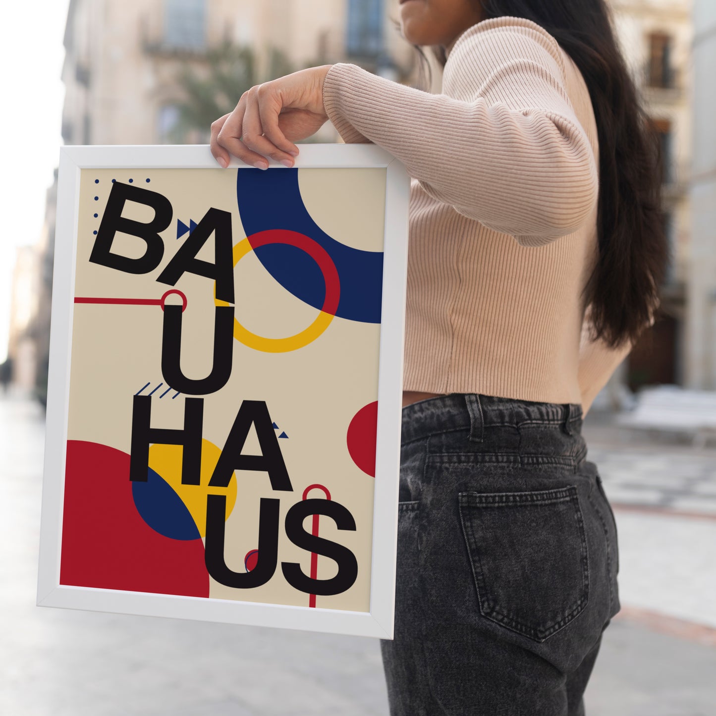 Typographic Bauhaus Poster