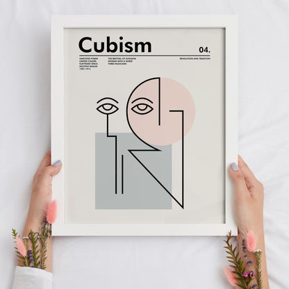 Minimal Cubism Poster