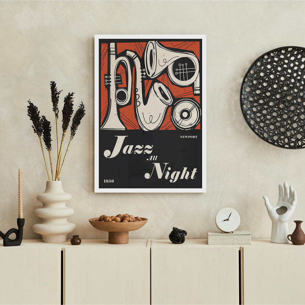 Jazz All Night, Newport 1956 Poster