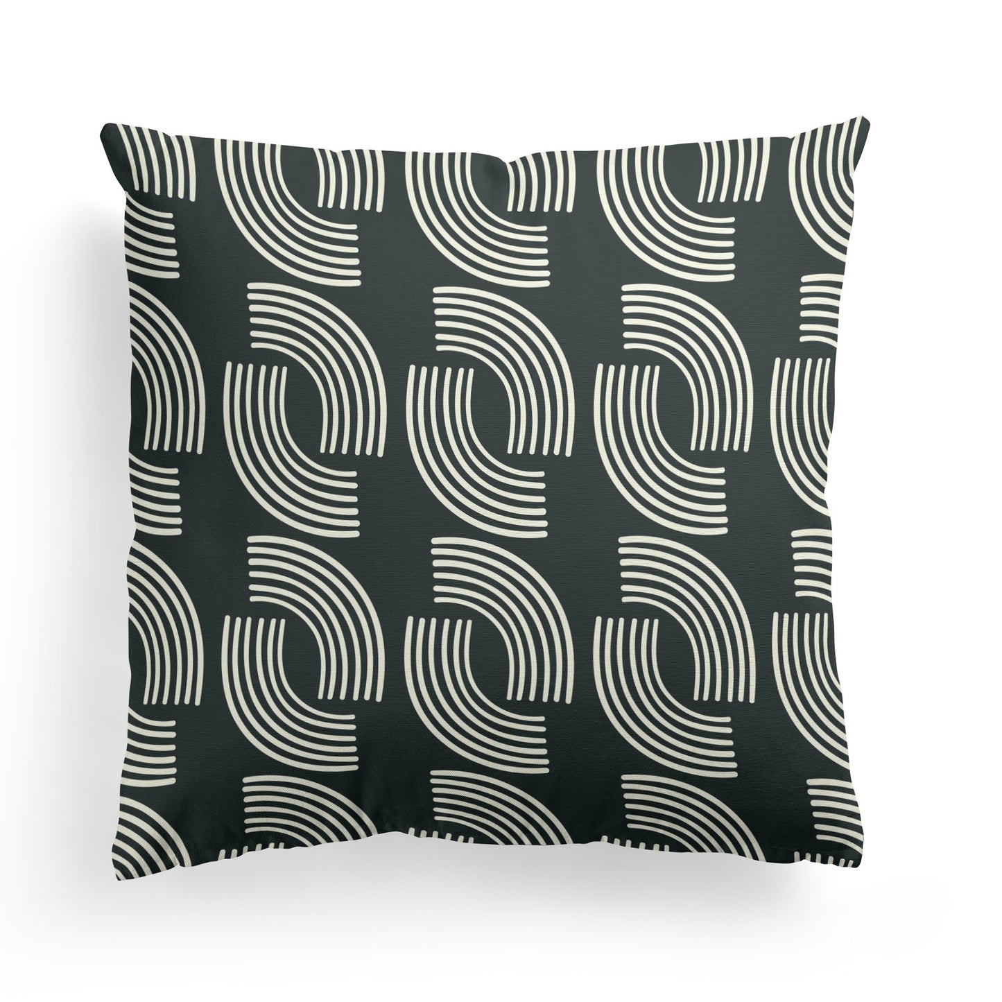 Pillow with Geometric Pattern