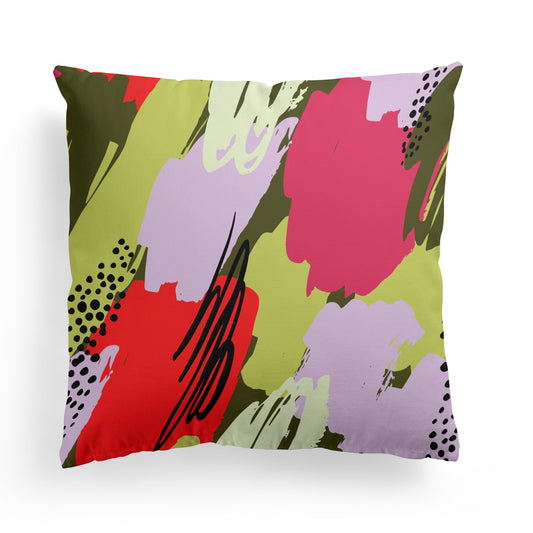 Pollock Inspired Pillow