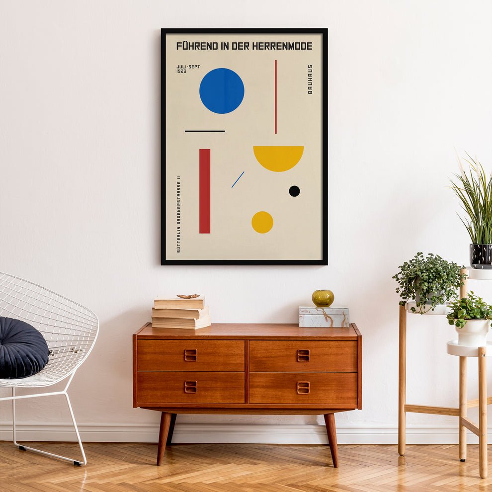 Set of 3 Geometric Bauhaus Posters – HypeSheriff Europe