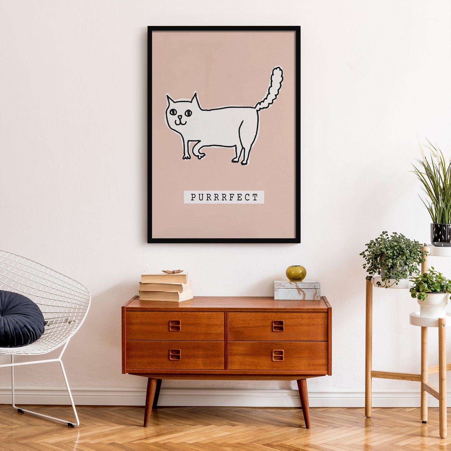 PURRRFECT Cat Poster