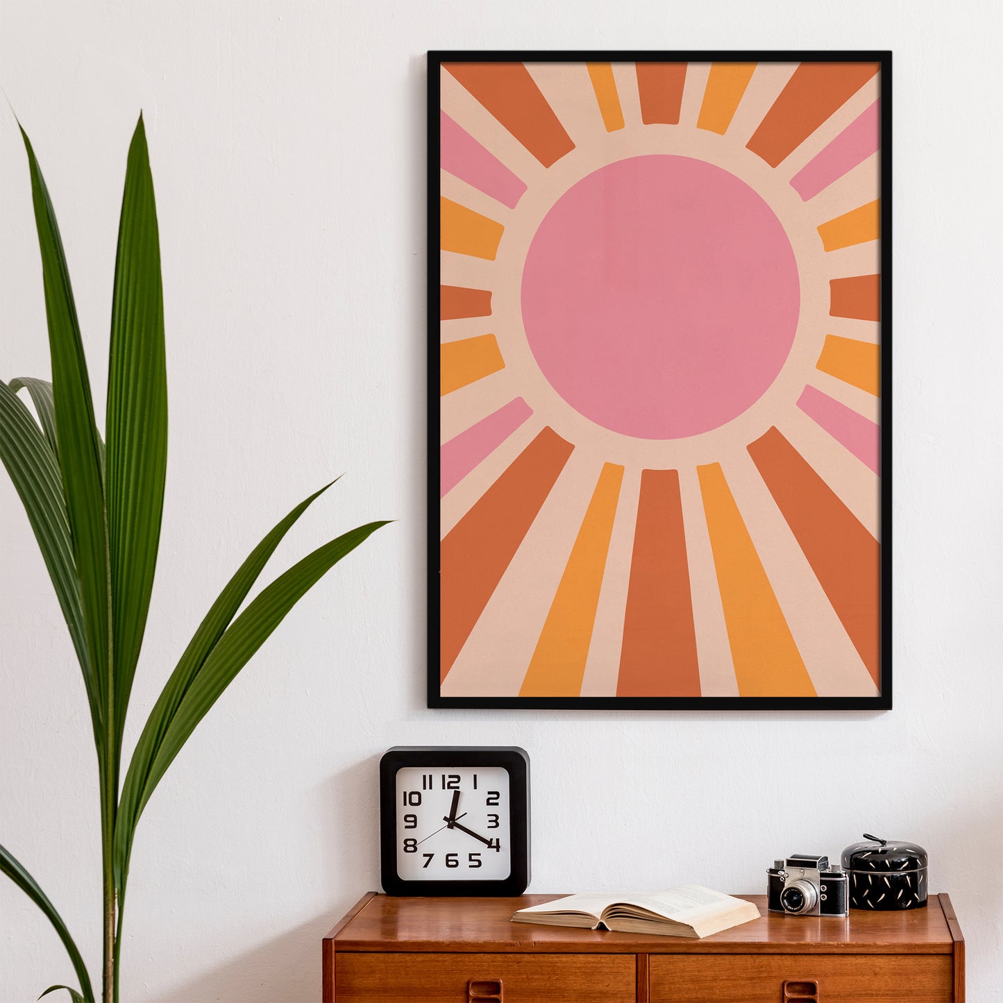70s Inspired Sun Poster