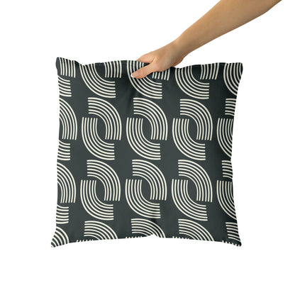 Pillow with Geometric Pattern