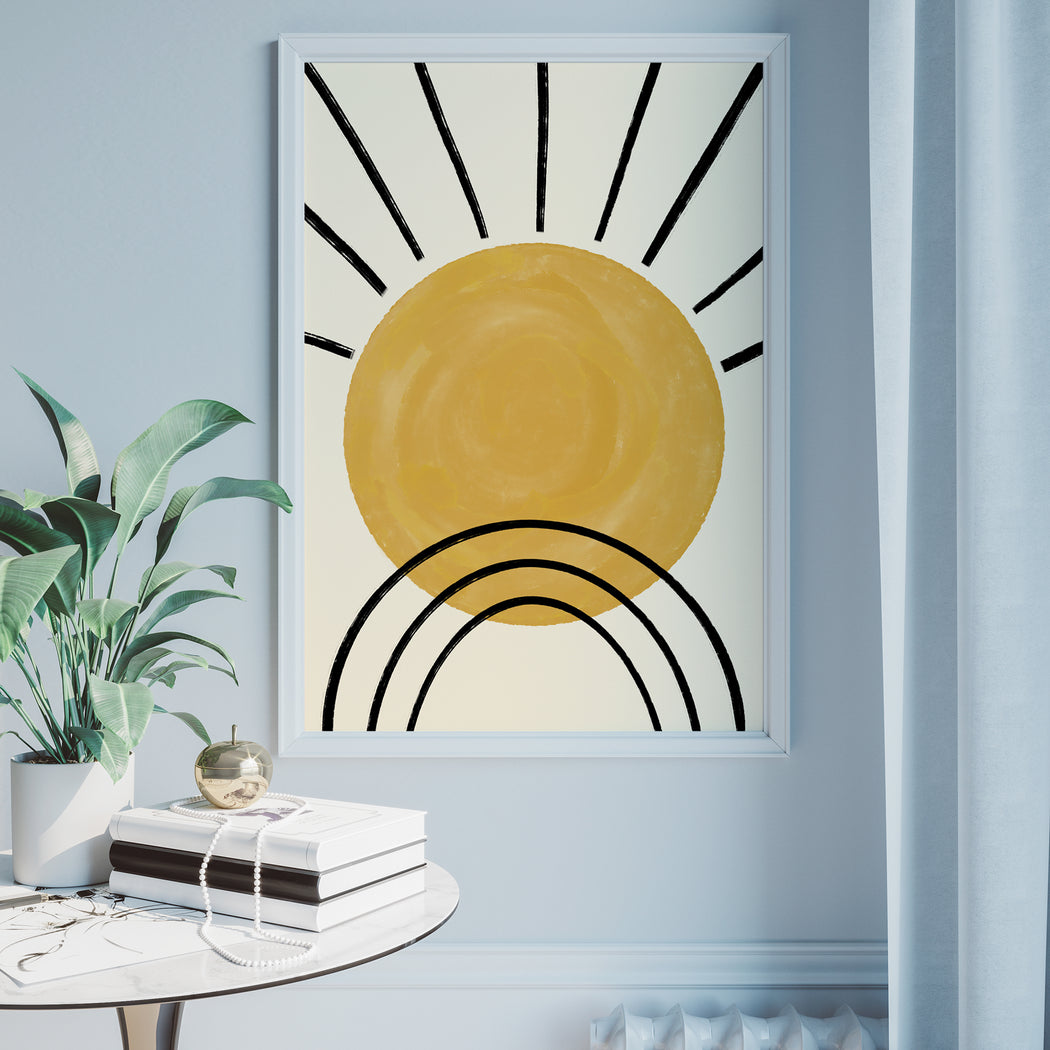 Eclectic Sun Art Print