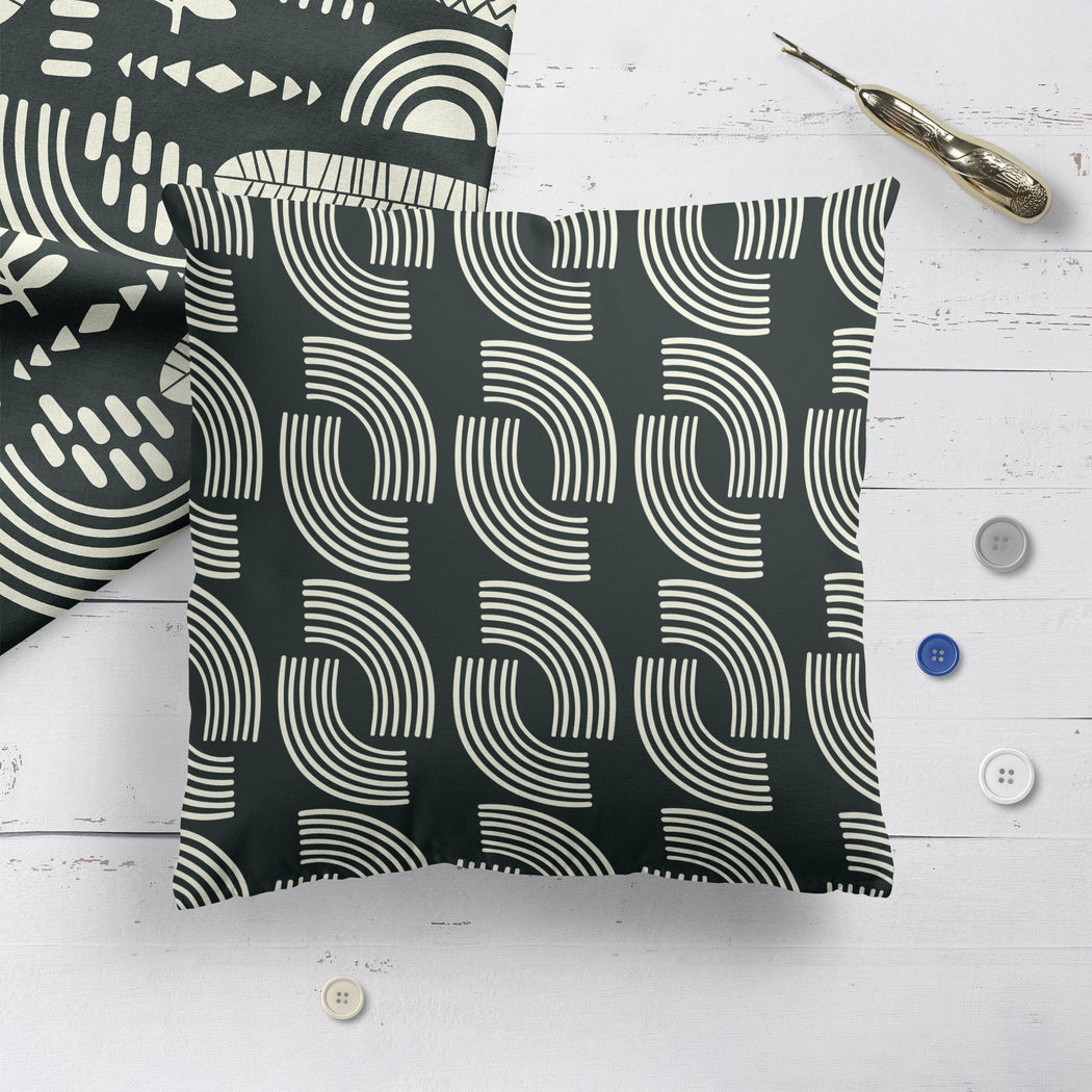 Pillow with Geometric Pattern