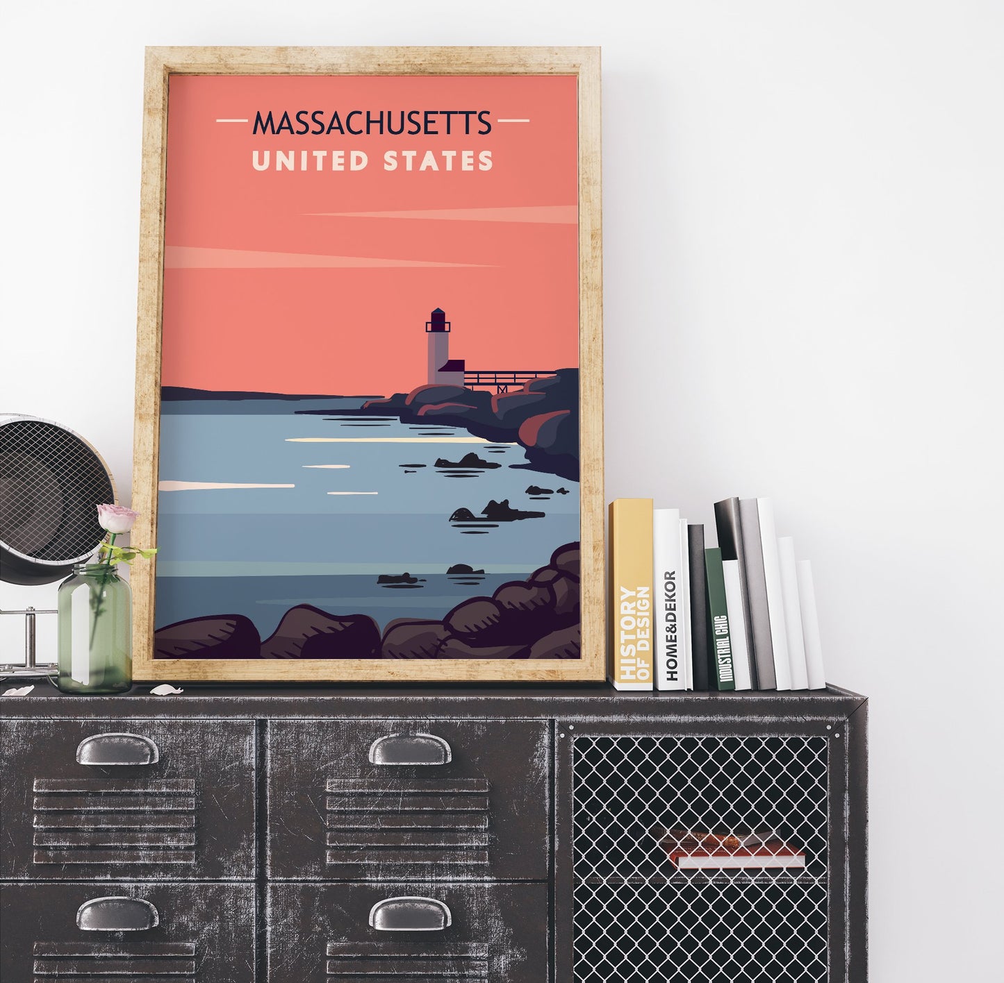 Massachusetts Travel Poster