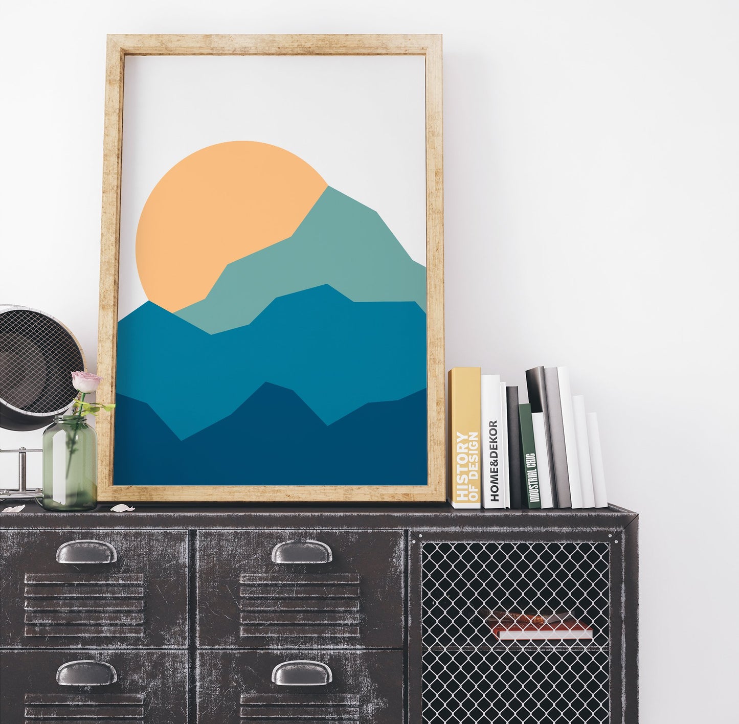 Minimalist Mountains Print