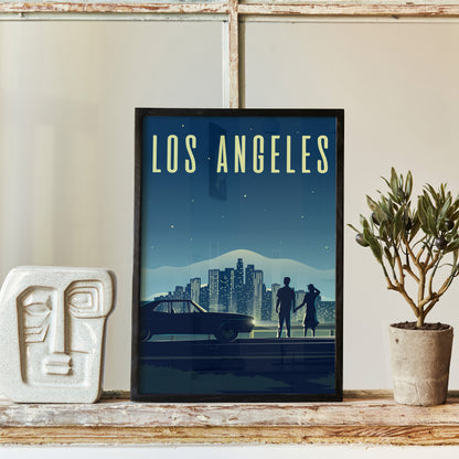 LOS ANGELES - minimalist travel poster