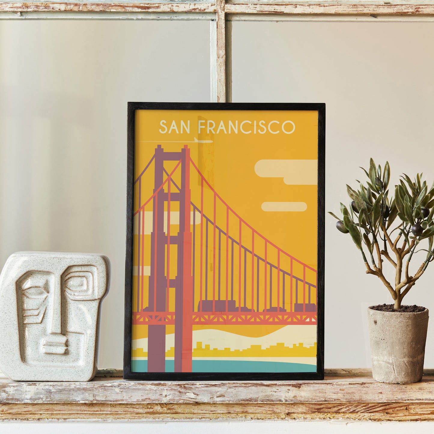 SAN FRANCISCO - minimalist travel poster