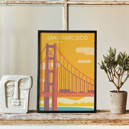 SAN FRANCISCO - minimalist travel poster