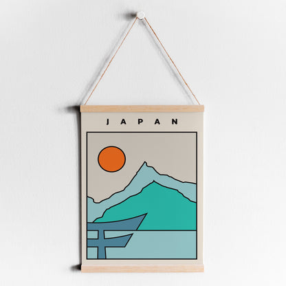 Minimalist Japan Travel Poster