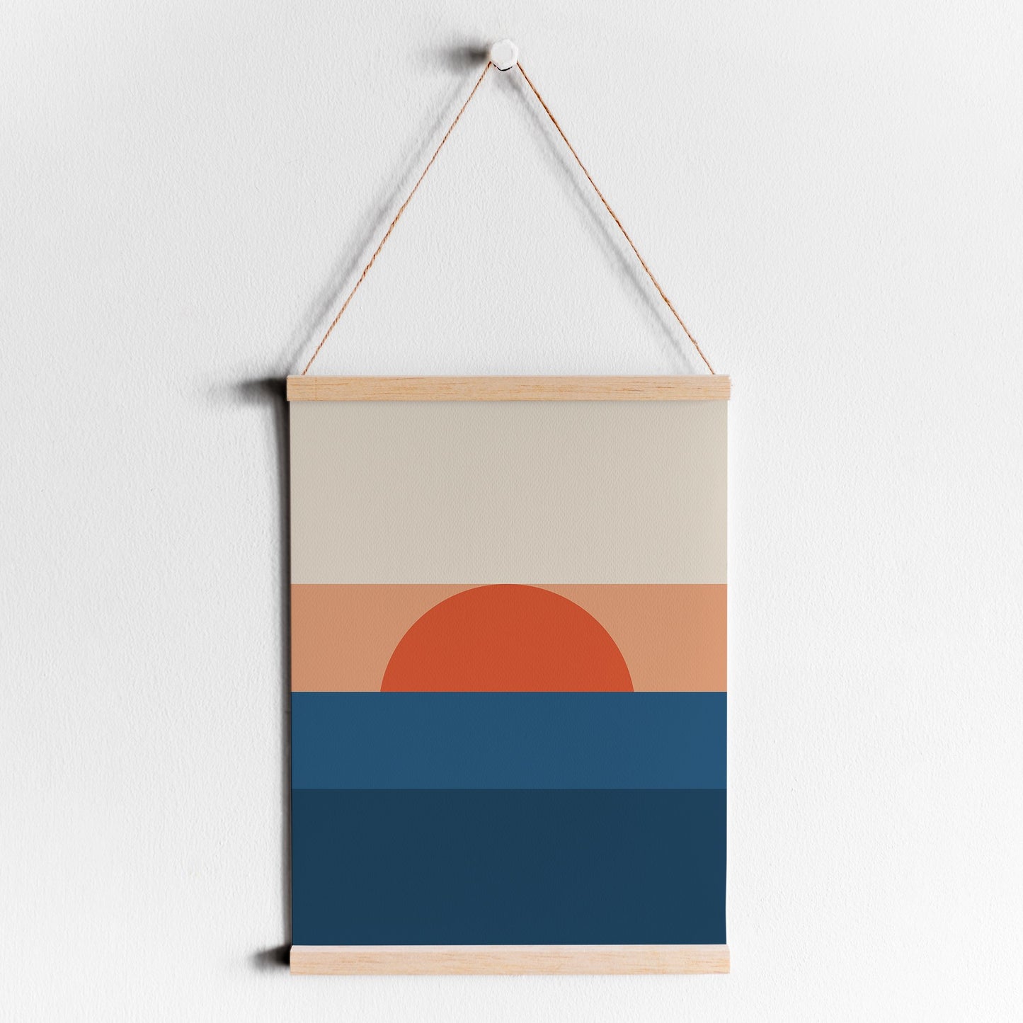 Geometric Sunset Print