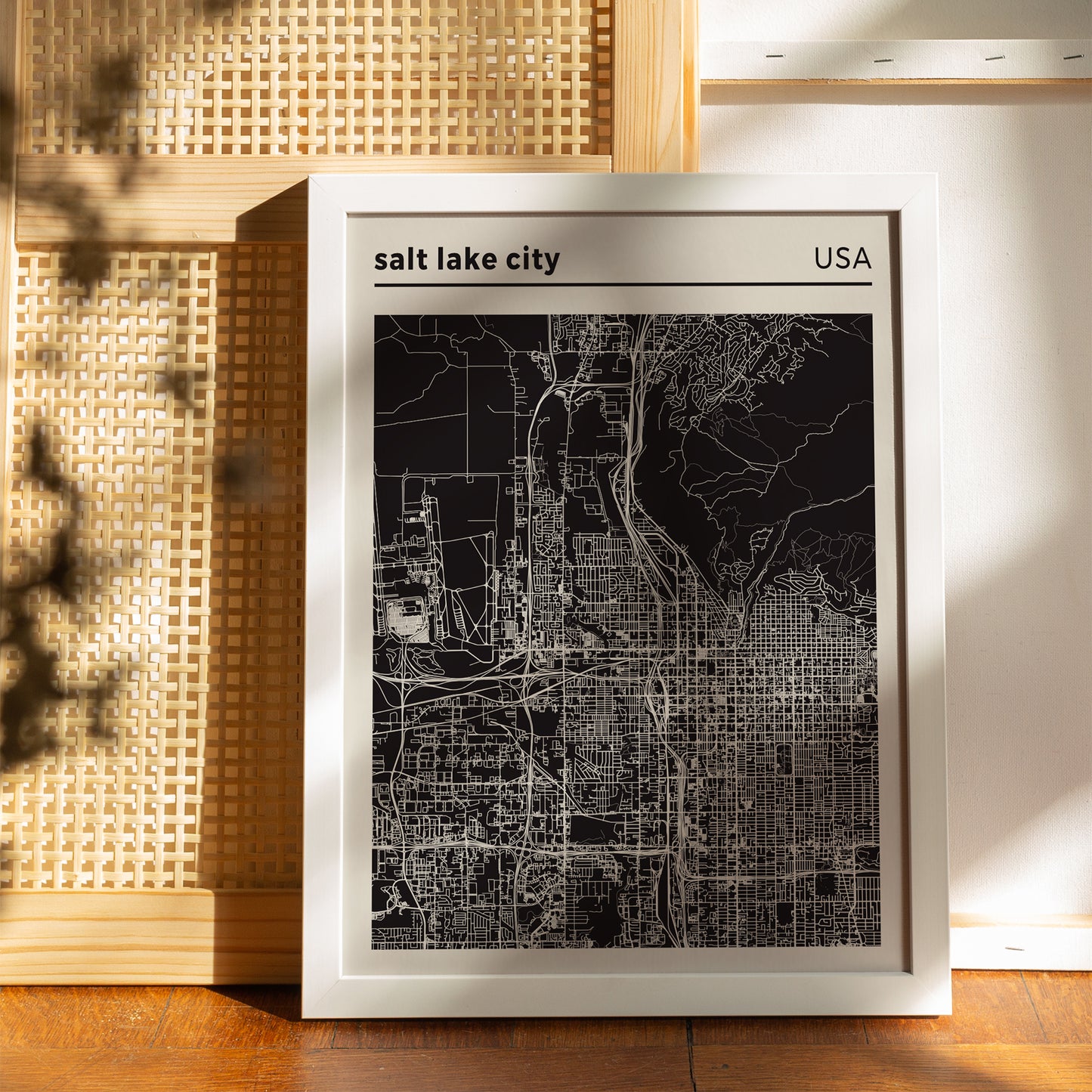 Salt Lake City Map Poster