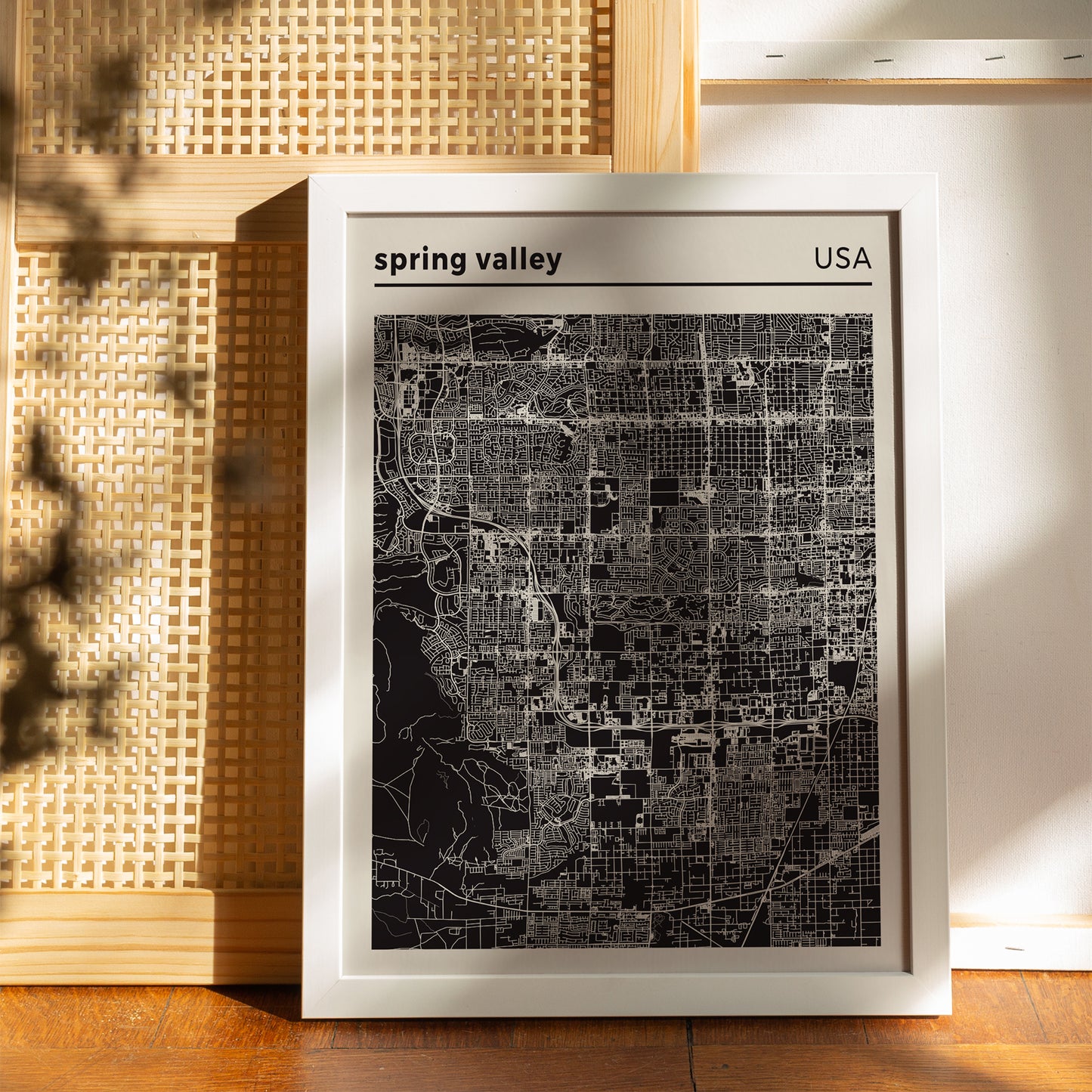 Spring Valley USA - City Map Poster