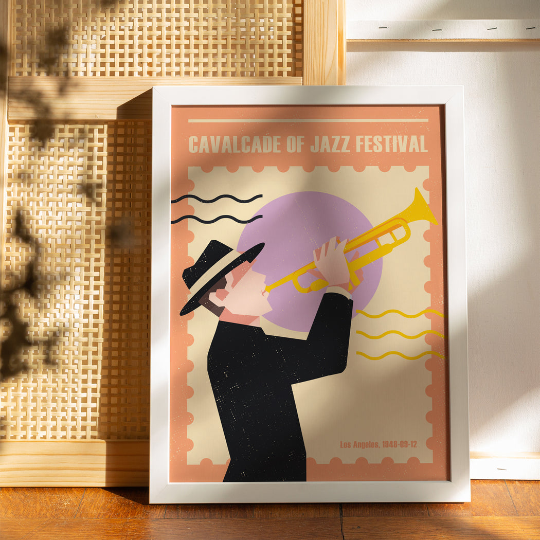 Cavalcade of Jazz Festival Poster Print