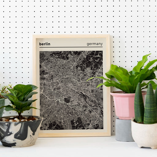 Berlin, Germany Map Poster