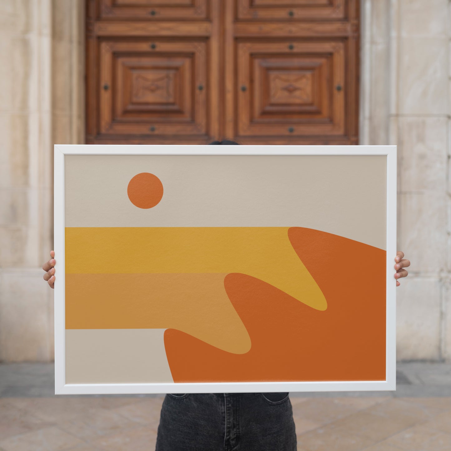 Modern Sunset Poster