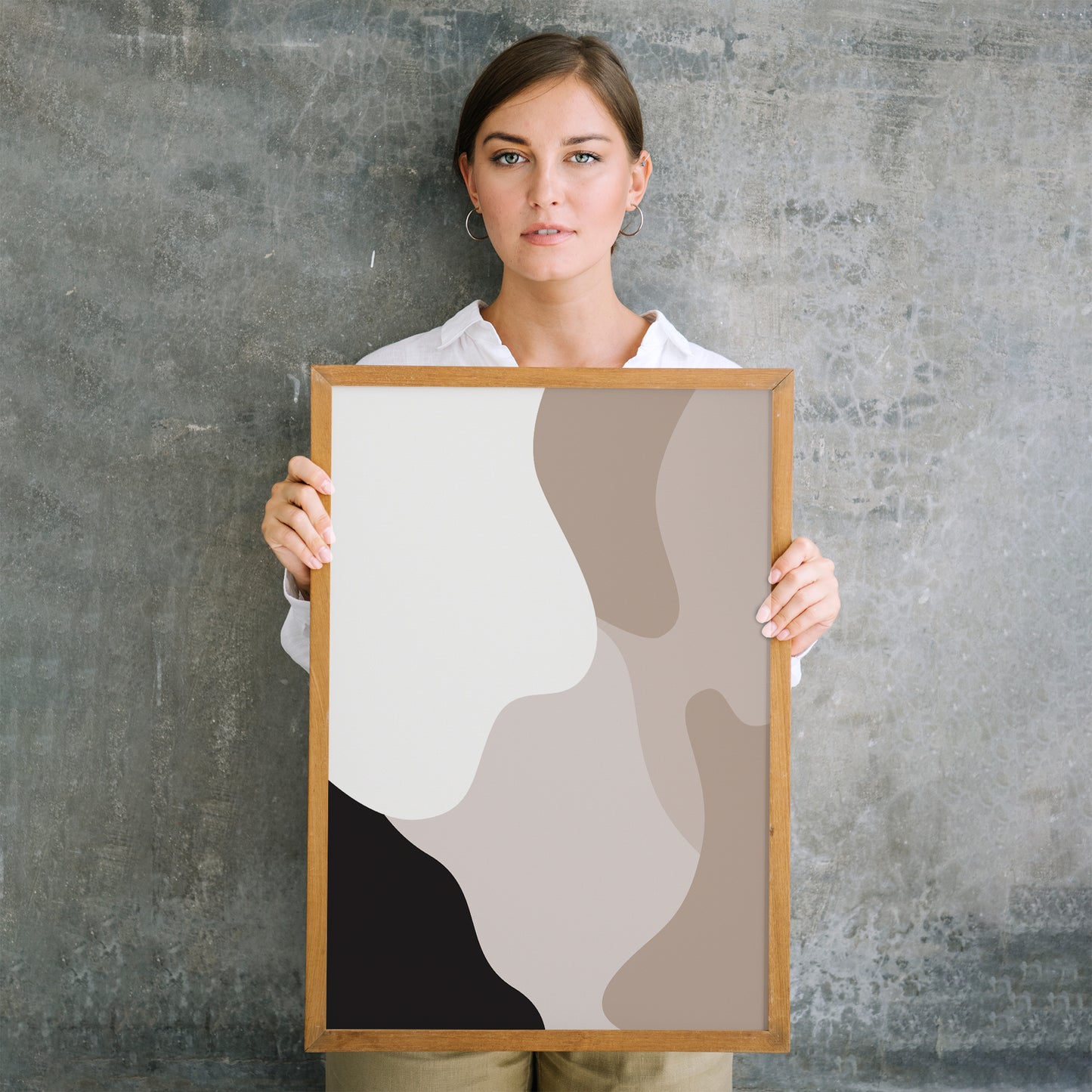 Beige Minimalist Art Print