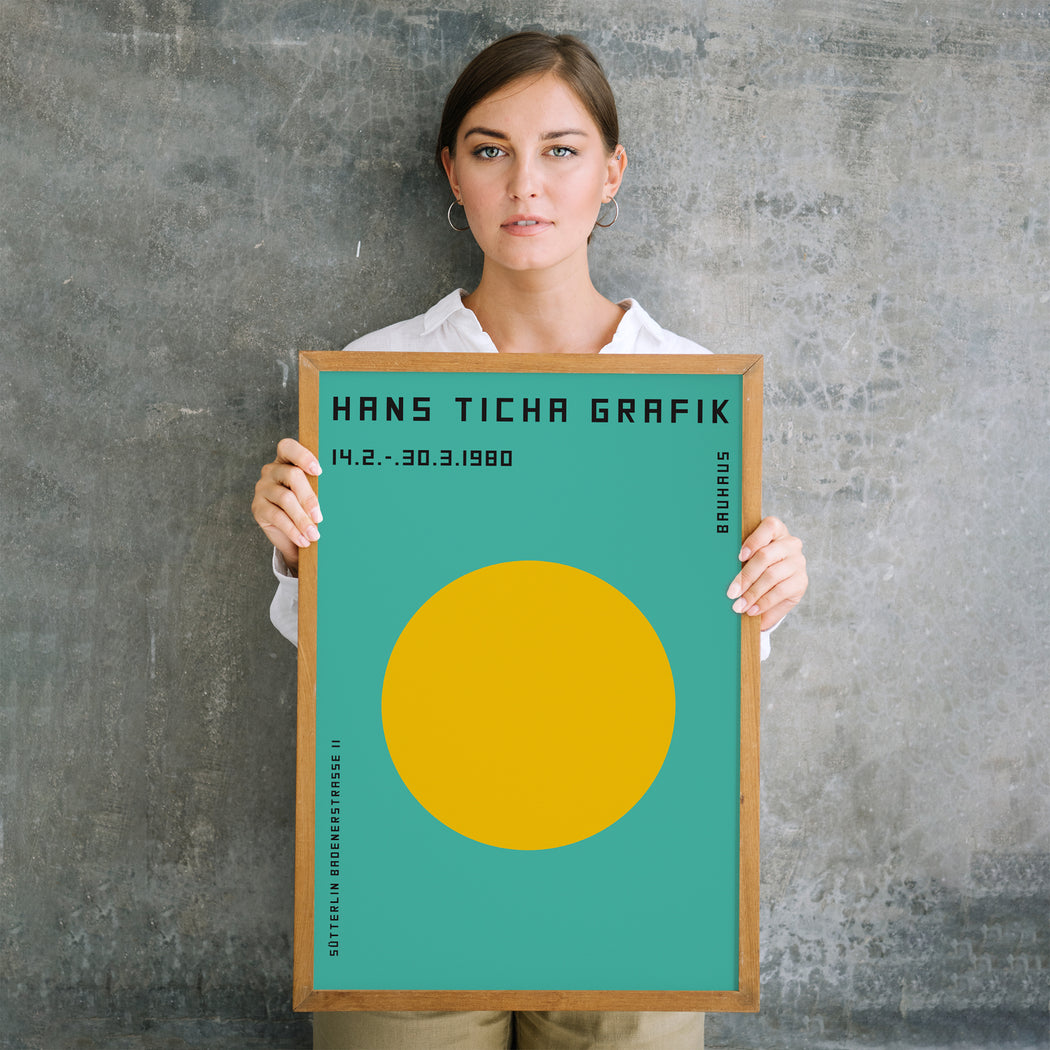 Minimalist Bauhaus Poster Print
