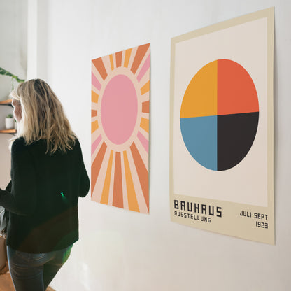 Bauhaus Circle Poster