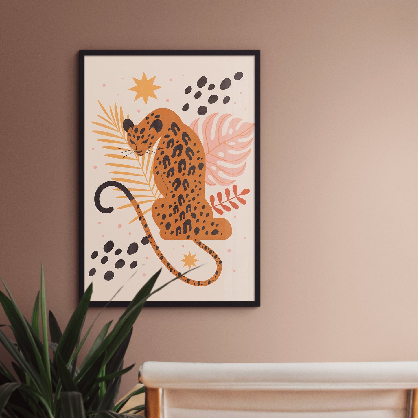 Jungle Cat Artistic Poster