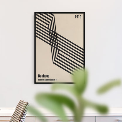 Bauhaus Minimalist Poster