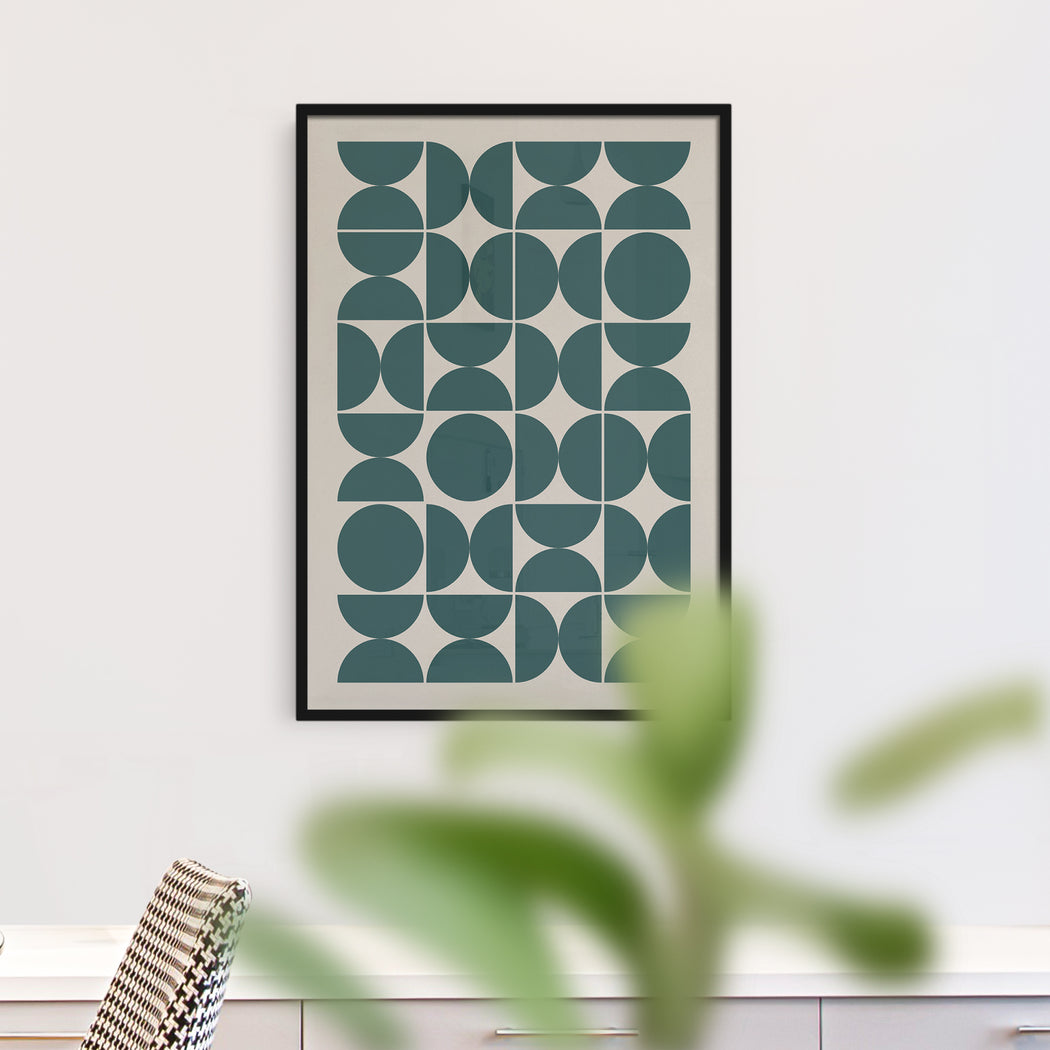 Geometric Composition Framed Print