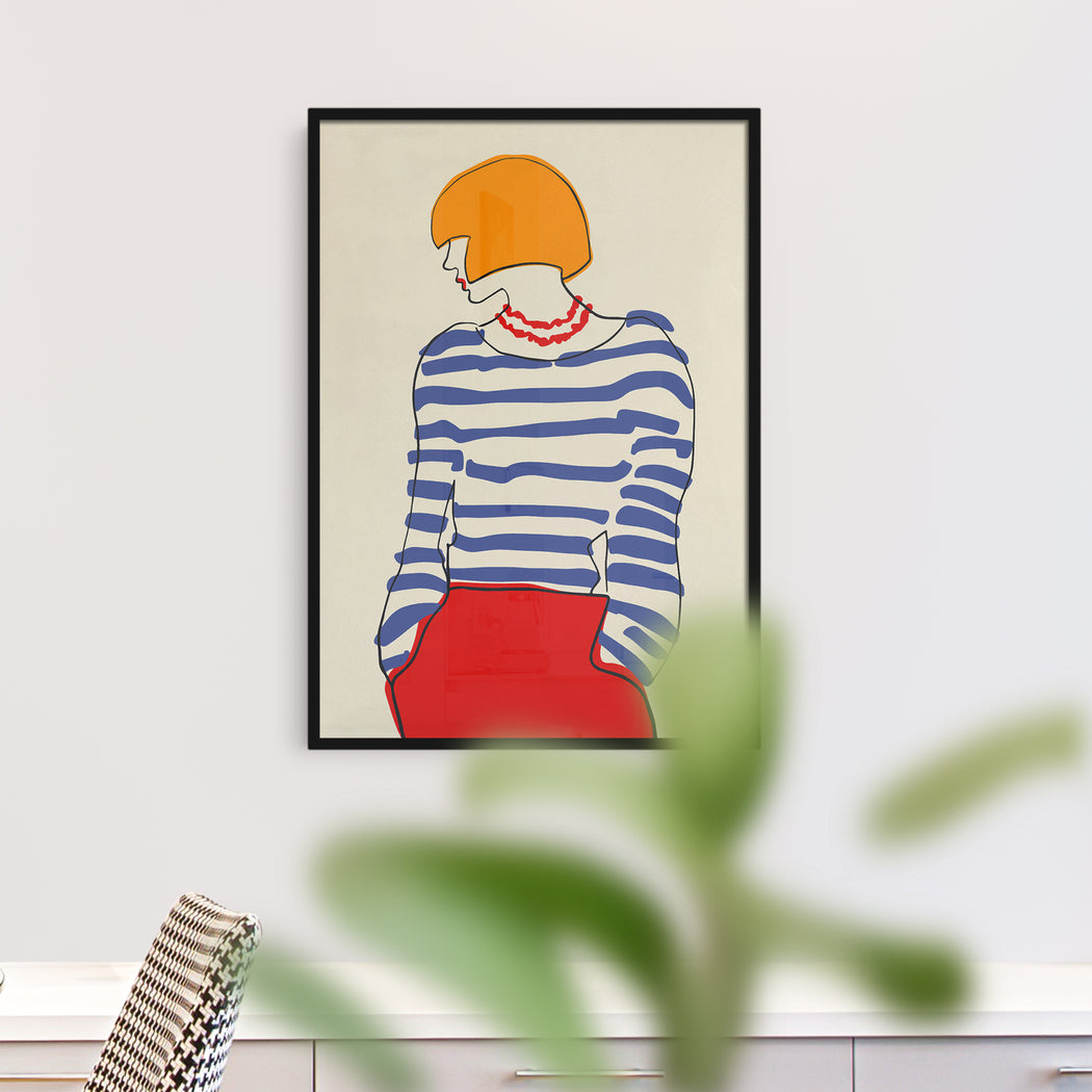 Fashion Girl Painting Poster